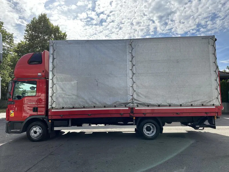 MAN TGL 8.180 FBL Plane langes Haus Topsleeper Klima - Van dengan terpal samping: gambar 2 MAN TGL 8.180 FBL Plane langes Haus Topsleeper Klima - Van dengan terpal samping: gambar 2