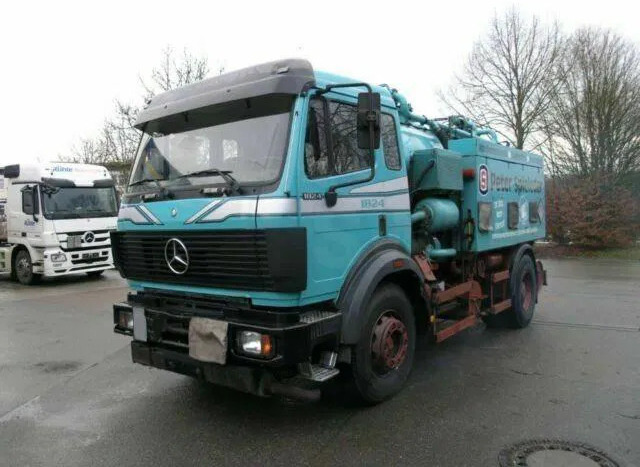 Mercedes-Benz ASSMANN SAUG SPÜL A3 TANK +KOMBIFZ f. Diesel/ Heizöl - Truk vakum: gambar 1 Mercedes-Benz ASSMANN SAUG SPÜL A3 TANK +KOMBIFZ f. Diesel/ Heizöl - Truk vakum: gambar 1