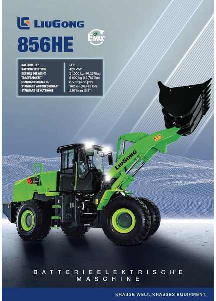 LIUGONG 856 HE vollelektrisch, 21.000 kg, 3.5 cbm - Wheel loader: gambar 1 LIUGONG 856 HE vollelektrisch, 21.000 kg, 3.5 cbm - Wheel loader: gambar 1