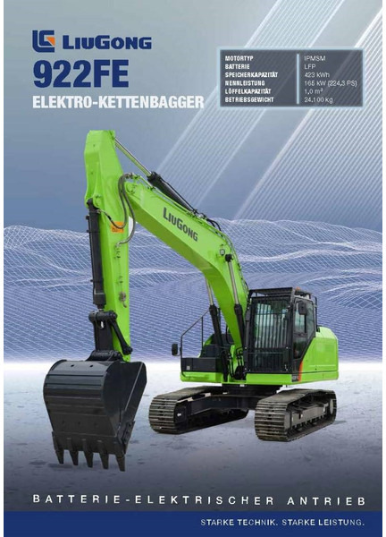 LIUGONG 922 FE vollelektrisch, 24.100 kg - Ekskavator perayap: gambar 1 LIUGONG 922 FE vollelektrisch, 24.100 kg - Ekskavator perayap: gambar 1