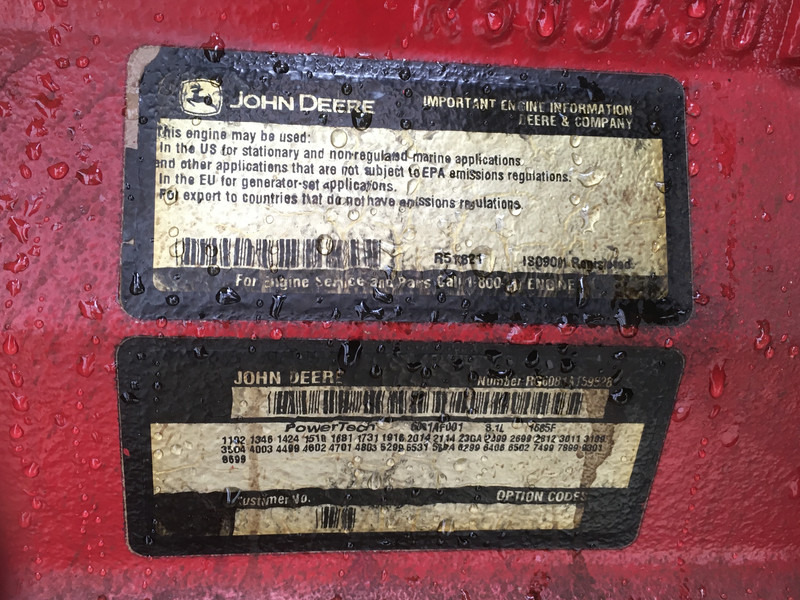 Pompa air John Deere 6081AF001 PUMP 568 M³/H USED: gambar 6