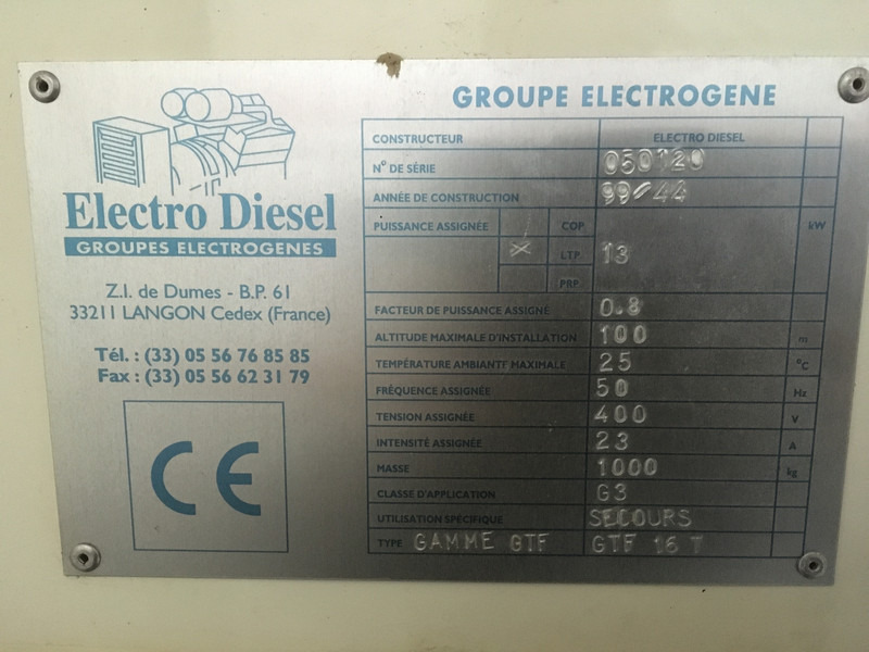 Lombardini LDW1204/B2 GENERATOR 16 KVA USED - Genset: gambar 5 Lombardini LDW1204/B2 GENERATOR 16 KVA USED - Genset: gambar 5