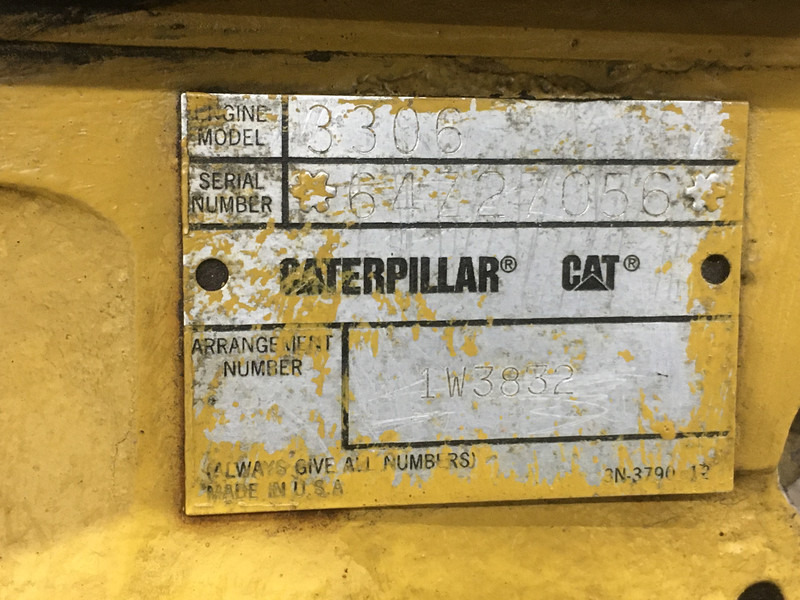 Peralatan konstruksi Caterpillar 3306 64Z-1W3832 FOR PARTS: gambar 6