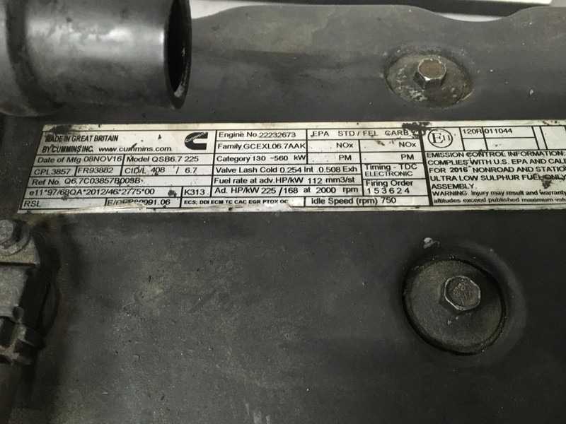 Peralatan konstruksi baru Cummins QSB6.7 CPL3857 CORE: gambar 6