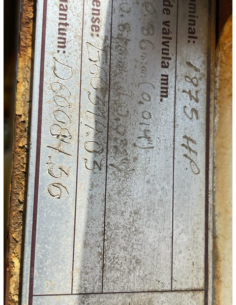 Cummins QSK60 CPL2849 CORE - Peralatan konstruksi: gambar 4 Cummins QSK60 CPL2849 CORE - Peralatan konstruksi: gambar 4