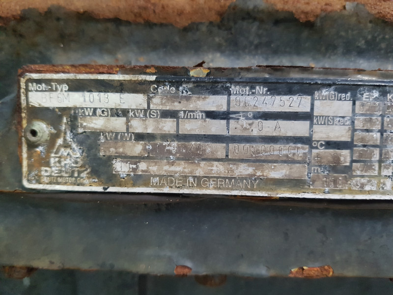 Peralatan konstruksi Deutz BF6M1013E USED: gambar 6