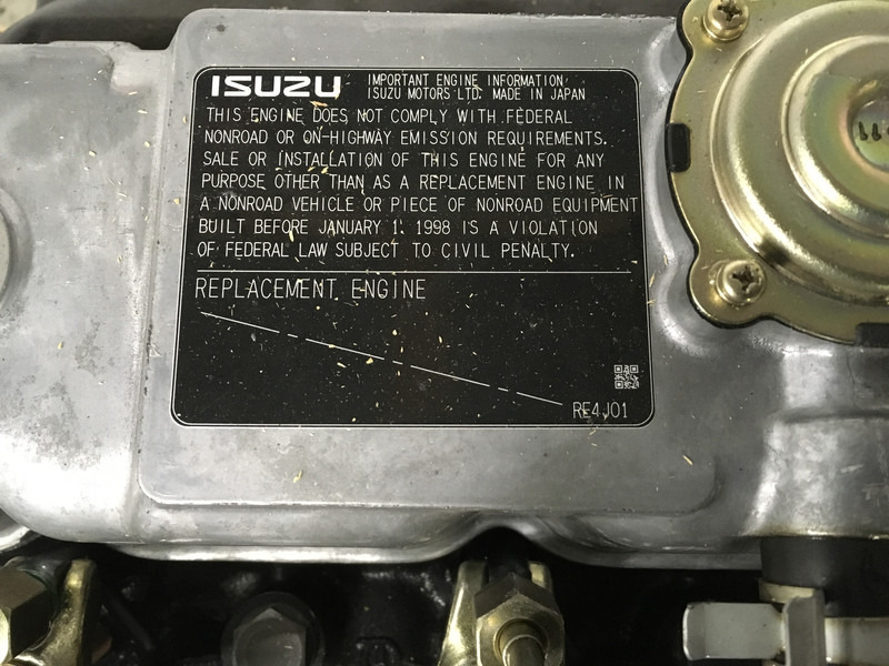 Peralatan konstruksi baru Isuzu 4JB1PK-01 NEW: gambar 7