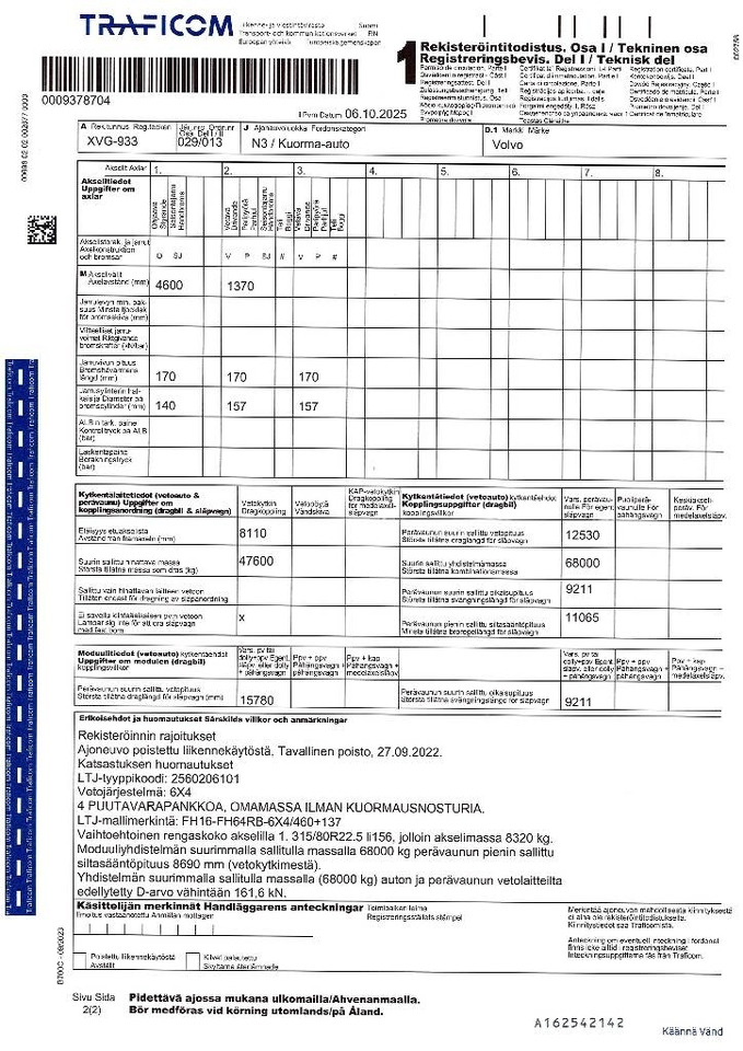 Truk logging Volvo FH 16: gambar 21 Truk logging Volvo FH 16: gambar 21
