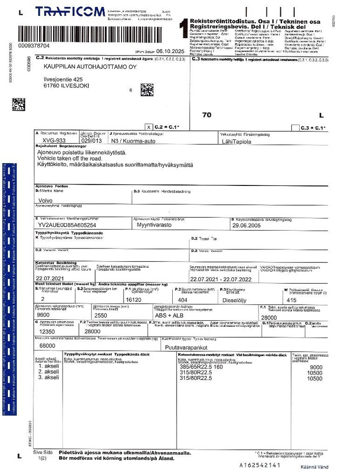 Truk logging Volvo FH 16: gambar 20 Truk logging Volvo FH 16: gambar 20
