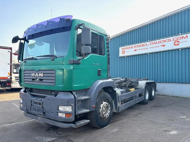MAN TGA 26.360BB 6x4 FULL STEEL MULTILIFT HOOK-ARM (ZF16 MANUAL GEARBOX / FULL STEEL SUSPENSION / REDUCTION AXLES / AIRCONDITIONING) - Hook lift: gambar 1 MAN TGA 26.360BB 6x4 FULL STEEL MULTILIFT HOOK-ARM (ZF16 MANUAL GEARBOX / FULL STEEL SUSPENSION / REDUCTION AXLES / AIRCONDITIONING) - Hook lift: gambar 1