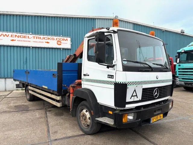 Mercedes-Benz 914 K (ORIGINAL DUTCH) WITH OPEN BOX & HIAB 650 CRANE (6-CILINDER / FULL STEEL SUSPENSION / MANUAL GEARBOX) - Truk derek: gambar 2 Mercedes-Benz 914 K (ORIGINAL DUTCH) WITH OPEN BOX & HIAB 650 CRANE (6-CILINDER / FULL STEEL SUSPENSION / MANUAL GEARBOX) - Truk derek: gambar 2