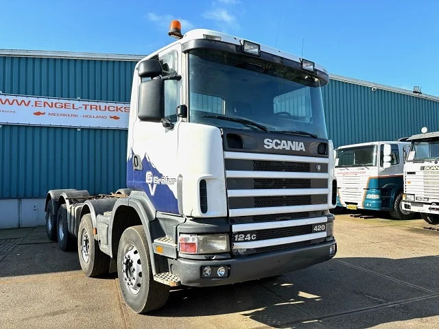 Scania R124-420 C 8x4 FULL STEEL CHASSIS (EURO 3 / FULL STEEL SUSPENSION / REDUCTION AXLES / GRS900 GEARBOX) - Truk sasis: gambar 3 Scania R124-420 C 8x4 FULL STEEL CHASSIS (EURO 3 / FULL STEEL SUSPENSION / REDUCTION AXLES / GRS900 GEARBOX) - Truk sasis: gambar 3