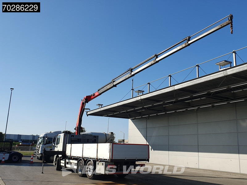DAF CF 370 CF 6X2 Palfinger PK19.001 SLD D Kran Crane ACC Lift+lenkasche Euro 6 - Truk flatbed, Truk derek: gambar 2 DAF CF 370 CF 6X2 Palfinger PK19.001 SLD D Kran Crane ACC Lift+lenkasche Euro 6 - Truk flatbed, Truk derek: gambar 2