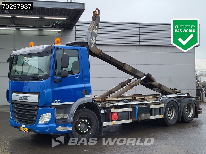 DAF CF 400 6X2 VDL S-21-6200 Hooklift Lift Axle Automatic ACC Euro 6 - Hook lift: gambar 1 DAF CF 400 6X2 VDL S-21-6200 Hooklift Lift Axle Automatic ACC Euro 6 - Hook lift: gambar 1