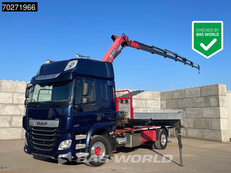 DAF CF 530 4X2 HMF 1820-RC Kran Crane Retarder Space cab Euro 6 - Truk flatbed, Truk derek: gambar 1 DAF CF 530 4X2 HMF 1820-RC Kran Crane Retarder Space cab Euro 6 - Truk flatbed, Truk derek: gambar 1