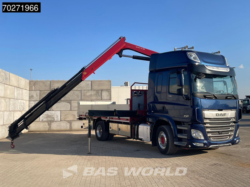 DAF CF 530 4X2 HMF 1820-RC Kran Crane Retarder Space cab Euro 6 - Truk flatbed, Truk derek: gambar 5 DAF CF 530 4X2 HMF 1820-RC Kran Crane Retarder Space cab Euro 6 - Truk flatbed, Truk derek: gambar 5