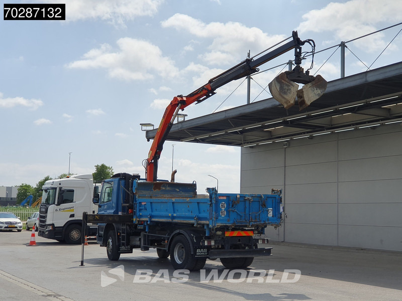DAF CF75.310 4X2 Palfinger PK12000 Kran Crane 7m3 tipper Big-Axle Steelsuspension Euro 3 - Truk jungkit, Truk derek: gambar 2 DAF CF75.310 4X2 Palfinger PK12000 Kran Crane 7m3 tipper Big-Axle Steelsuspension Euro 3 - Truk jungkit, Truk derek: gambar 2