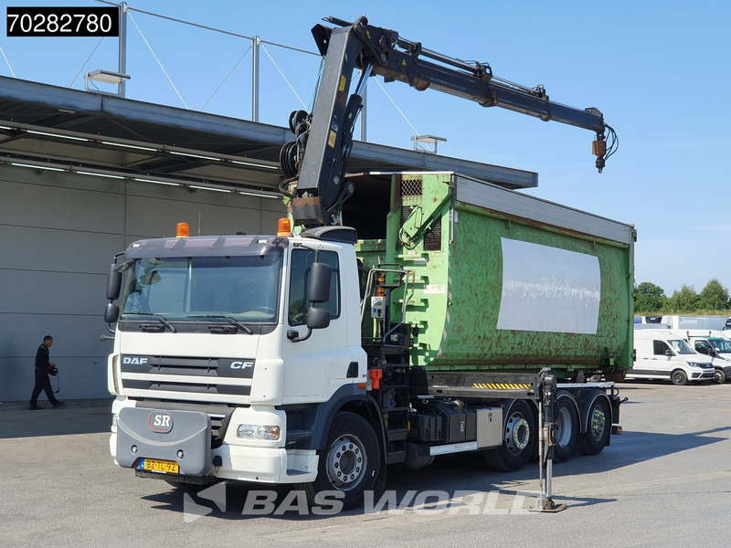 DAF CF85.360 8X2 NL-Truck Hiab 211 E-3 HIPRO Kran 21T Multilift Euro 5 - Hook lift, Truk derek: gambar 5 DAF CF85.360 8X2 NL-Truck Hiab 211 E-3 HIPRO Kran 21T Multilift Euro 5 - Hook lift, Truk derek: gambar 5