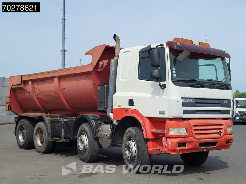 Truk jungkit DAF CF85.410 8X4 17m3 tipper Big-Axle Manual Steelsuspension Euro 4: gambar 7