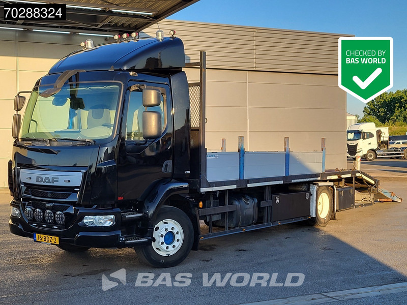 DAF LF 180 4X2 14t NL-Truck Machine transporter Oprijwagen Hydraulic ramps Euro 6 - Truk pengangkut mobil: gambar 1 DAF LF 180 4X2 14t NL-Truck Machine transporter Oprijwagen Hydraulic ramps Euro 6 - Truk pengangkut mobil: gambar 1
