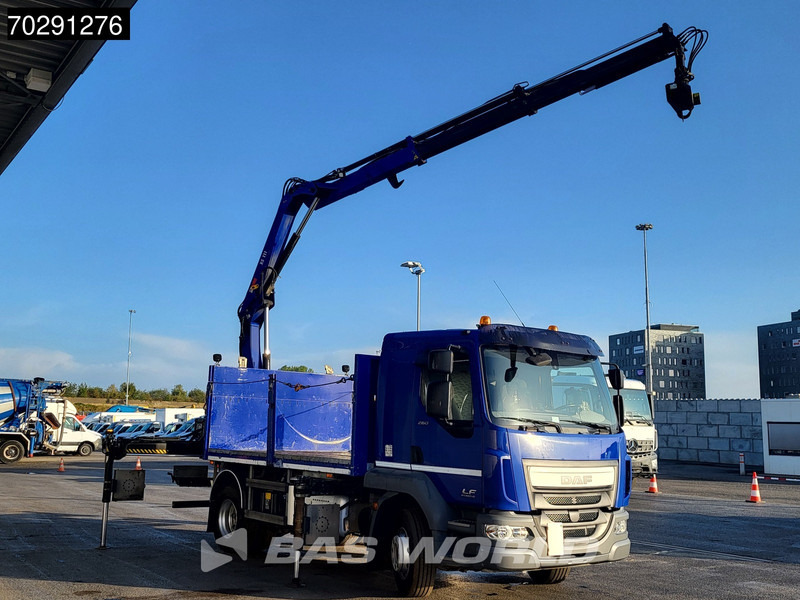 DAF LF 260 LF 4X2 HIAB 111 B-2 Hiduo Crane Automatic ACC Euro 6 - Truk flatbed, Truk derek: gambar 3 DAF LF 260 LF 4X2 HIAB 111 B-2 Hiduo Crane Automatic ACC Euro 6 - Truk flatbed, Truk derek: gambar 3