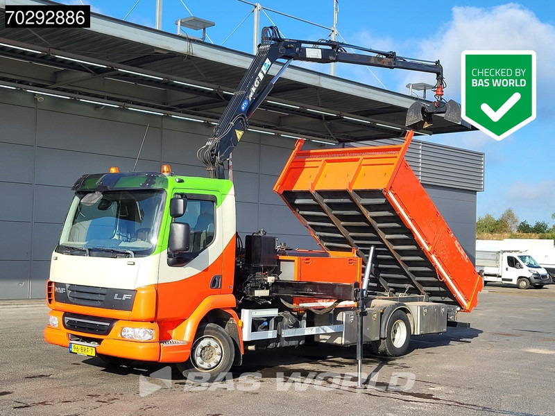 DAF LF45.210 LF 4X2 MKG HLK 66 Crane Kran 5m3 tipper Manual Euro 5 - Truk jungkit, Truk derek: gambar 1 DAF LF45.210 LF 4X2 MKG HLK 66 Crane Kran 5m3 tipper Manual Euro 5 - Truk jungkit, Truk derek: gambar 1