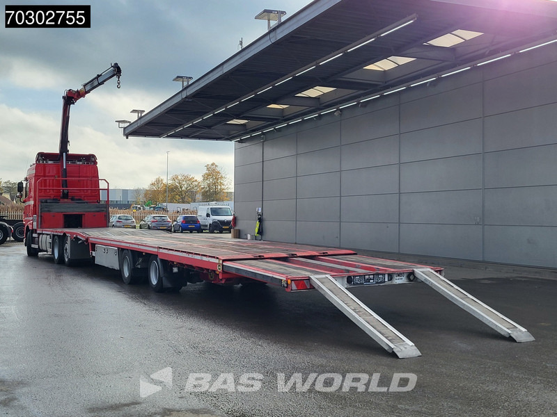 DAF XF 440 XF 6X2 NL-Truck Transporter APK HMF 900-K2 crane Winch Lift-Lenkachse Euro 6 - Truk flatbed, Truk derek: gambar 3 DAF XF 440 XF 6X2 NL-Truck Transporter APK HMF 900-K2 crane Winch Lift-Lenkachse Euro 6 - Truk flatbed, Truk derek: gambar 3