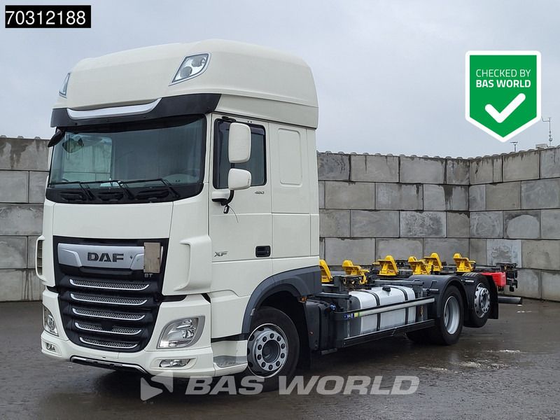 DAF XF 480 6X2 BDF Lift+Steering Axle Retarder FAN SSC Automatic ACC Euro 6 - Pengangkut kontainer/ Container truck: gambar 1 DAF XF 480 6X2 BDF Lift+Steering Axle Retarder FAN SSC Automatic ACC Euro 6 - Pengangkut kontainer/ Container truck: gambar 1