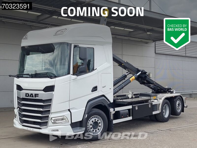 DAF XF 480 6X2 COMING SOON! NEW HYVA 26-60S Lift+Steering axle Standklima ACC - Hook lift: gambar 1 DAF XF 480 6X2 COMING SOON! NEW HYVA 26-60S Lift+Steering axle Standklima ACC - Hook lift: gambar 1