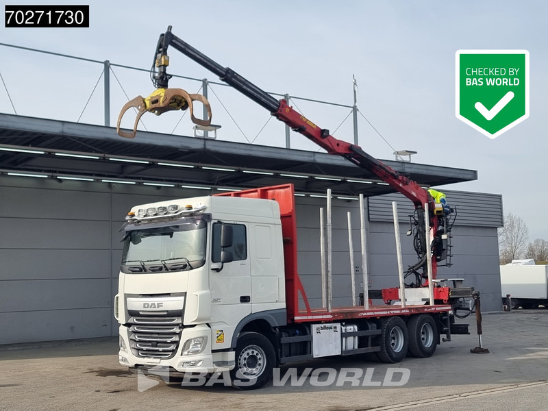 DAF XF 510 6X4 Jonsered Z-Crane SC ACC Retarder Euro 6 - Truk logging, Truk derek: gambar 1 DAF XF 510 6X4 Jonsered Z-Crane SC ACC Retarder Euro 6 - Truk logging, Truk derek: gambar 1