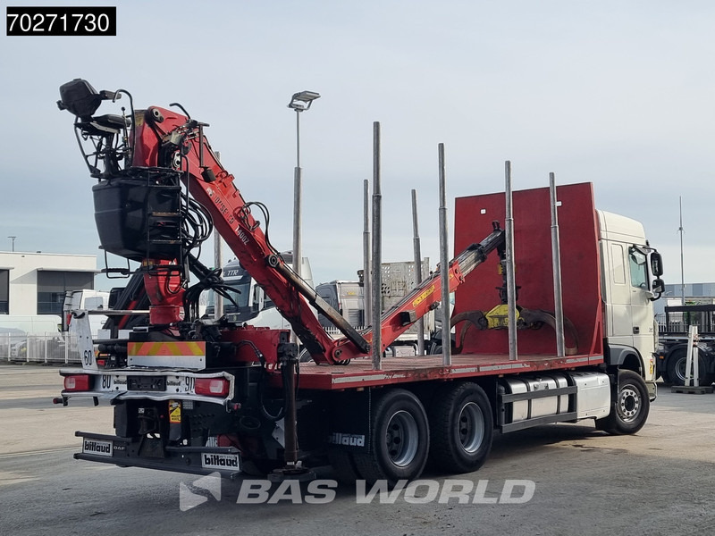 Truk logging, Truk derek DAF XF 510 6X4 Jonsered Z-Crane SC ACC Retarder Euro 6: gambar 12