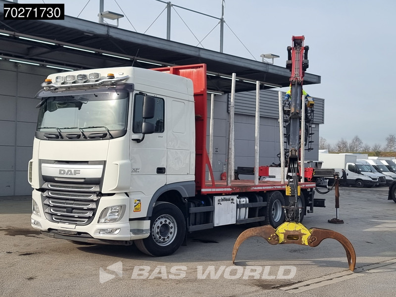 Truk logging, Truk derek DAF XF 510 6X4 Jonsered Z-Crane SC ACC Retarder Euro 6: gambar 5
