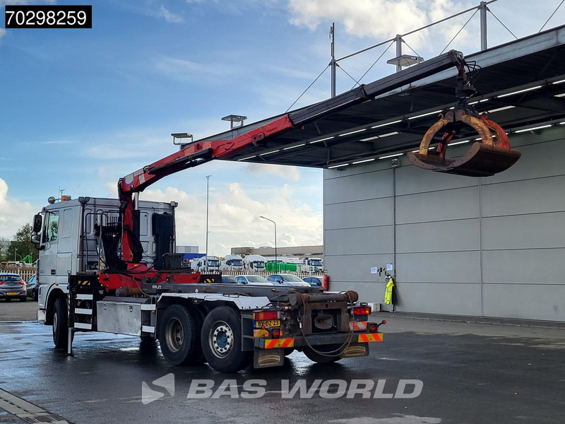 DAF XF105.410 XF 6X2 NL-Truck HMF 1643 Z2 Crane 24T Container system Lift+Steering-Axle Euro 5 - Truk pembawa sistem kabel, Truk derek: gambar 2 DAF XF105.410 XF 6X2 NL-Truck HMF 1643 Z2 Crane 24T Container system Lift+Steering-Axle Euro 5 - Truk pembawa sistem kabel, Truk derek: gambar 2