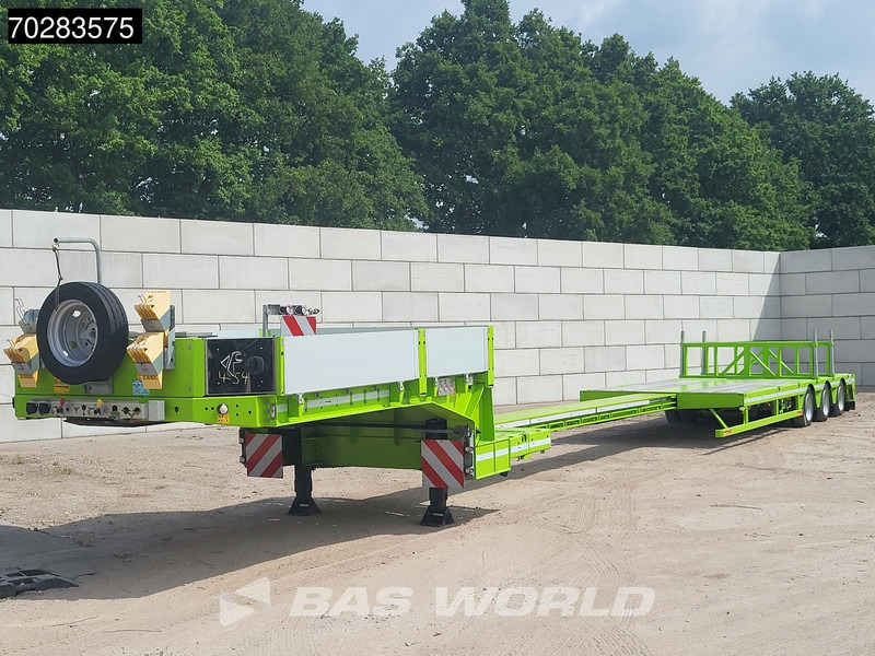 Faymonville F-S43-1AAF 3 axles Extendable Twistlocks 3x Hydraulic Steering Galvanised - Semi-trailer low bed: gambar 2 Faymonville F-S43-1AAF 3 axles Extendable Twistlocks 3x Hydraulic Steering Galvanised - Semi-trailer low bed: gambar 2