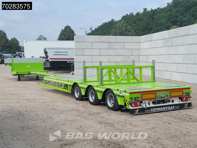 Faymonville F-S43-1AAF 3 axles Extendable Twistlocks 3x Hydraulic Steering Galvanised - Semi-trailer low bed: gambar 3 Faymonville F-S43-1AAF 3 axles Extendable Twistlocks 3x Hydraulic Steering Galvanised - Semi-trailer low bed: gambar 3
