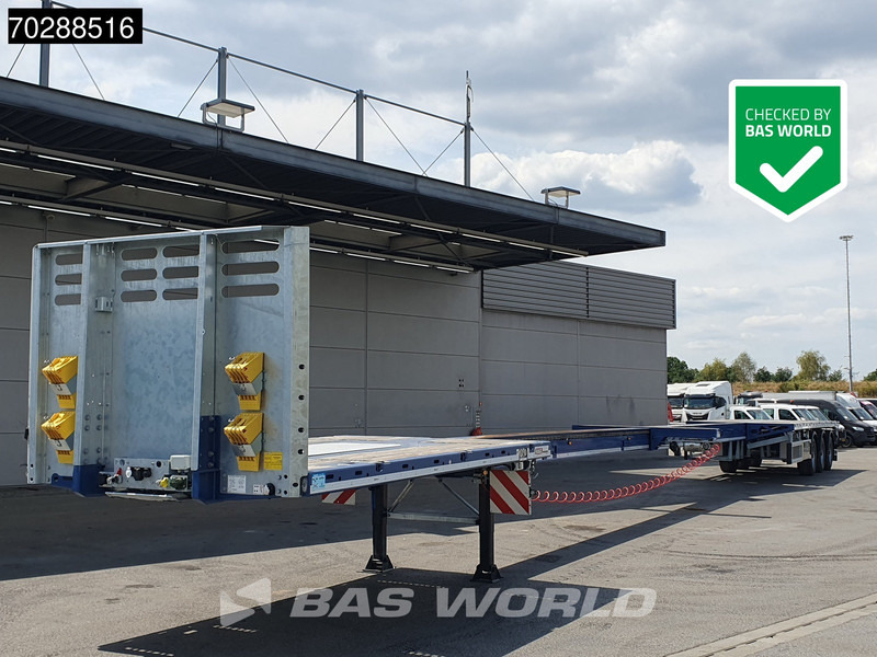 Faymonville MAX210-Z-3AA-13.60-22.5-2.54 3 axles 29M 2x extendable 3x steering axle twistlocks - Semi-trailer flatbed: gambar 1 Faymonville MAX210-Z-3AA-13.60-22.5-2.54 3 axles 29M 2x extendable 3x steering axle twistlocks - Semi-trailer flatbed: gambar 1