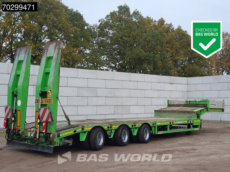 Semi-trailer low bed Faymonville STZ-3U 3x Lenkachse RAMPS: gambar 1