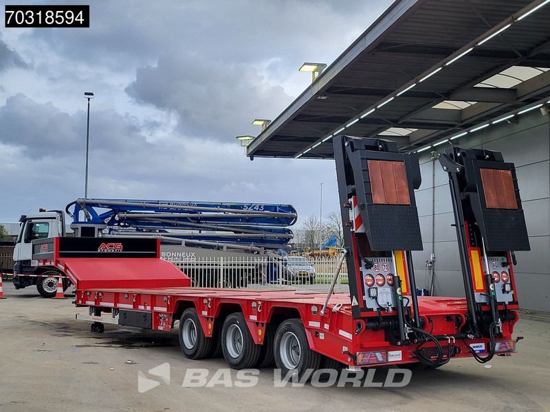 GVN Lowbed 3 axles NEW! Lift + Steering Axle Hydraulic Foldable Ramps - Semi-trailer low bed: gambar 2 GVN Lowbed 3 axles NEW! Lift + Steering Axle Hydraulic Foldable Ramps - Semi-trailer low bed: gambar 2