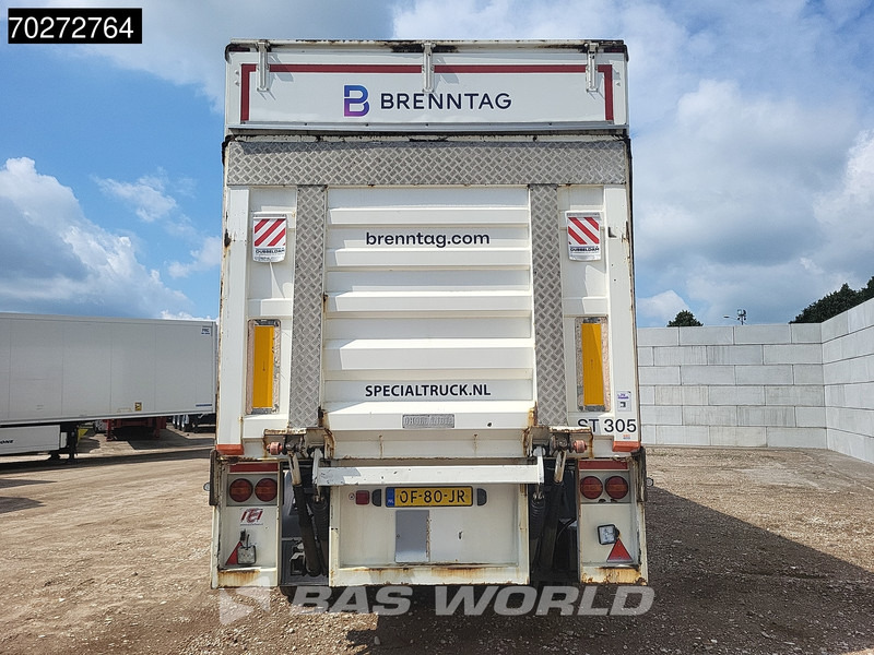 Semi-trailer kotak tertutup Groenewegen DRO 10 10 B Lenkachse TÜV 02/26 Tailgate City: gambar 7