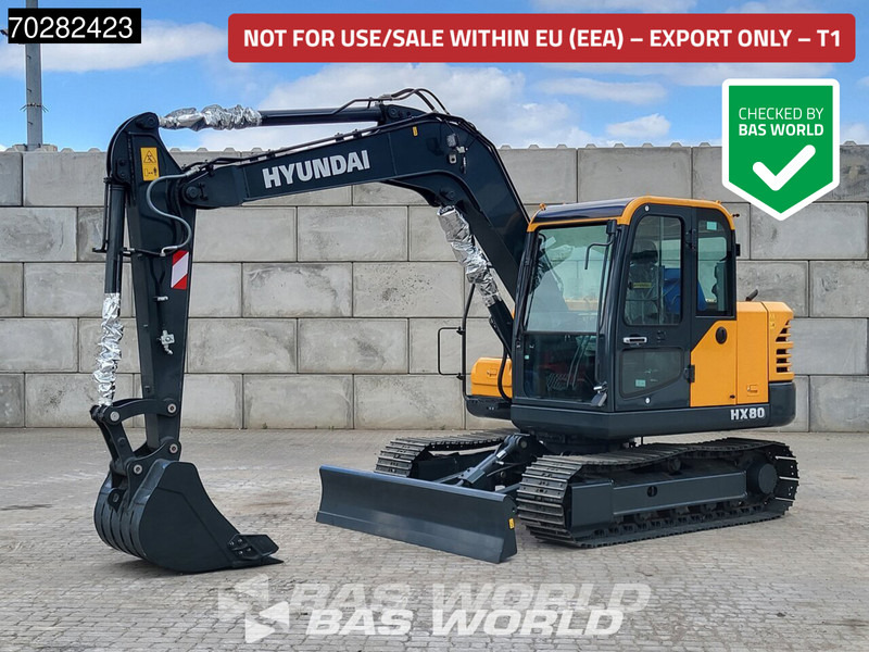 Hyundai HX80 N A/C - NEW UNUSED - Ekskavator mini: gambar 1 Hyundai HX80 N A/C - NEW UNUSED - Ekskavator mini: gambar 1