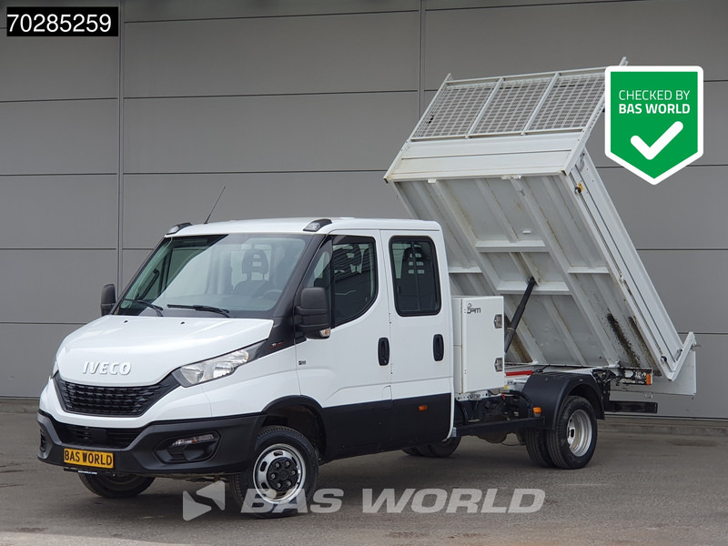 Iveco Daily 35C16 3.0L Open Laadbak met Kist Dubbel Cabine Dubbellucht Navi Airco Cruise Camera Euro6 Pritsche Pickup Open Box 2m3 A/C Towba - Van flatbed: gambar 1 Iveco Daily 35C16 3.0L Open Laadbak met Kist Dubbel Cabine Dubbellucht Navi Airco Cruise Camera Euro6 Pritsche Pickup Open Box 2m3 A/C Towba - Van flatbed: gambar 1