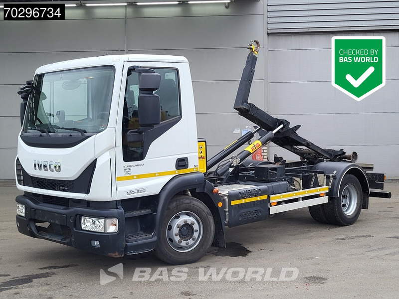 Iveco Eurocargo 120-220 4X2 12tonner HYVA 06-37-S Hooklift Manual ACC Euro 6 - Hook lift: gambar 1 Iveco Eurocargo 120-220 4X2 12tonner HYVA 06-37-S Hooklift Manual ACC Euro 6 - Hook lift: gambar 1