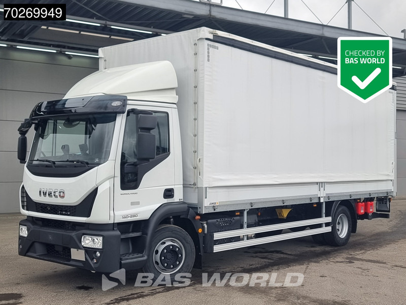 Iveco Eurocargo 140E280 4X2 2024 registration 14tonner Ladebordwand Automatic Euro 6 - Truk dengan terpal samping: gambar 1 Iveco Eurocargo 140E280 4X2 2024 registration 14tonner Ladebordwand Automatic Euro 6 - Truk dengan terpal samping: gambar 1