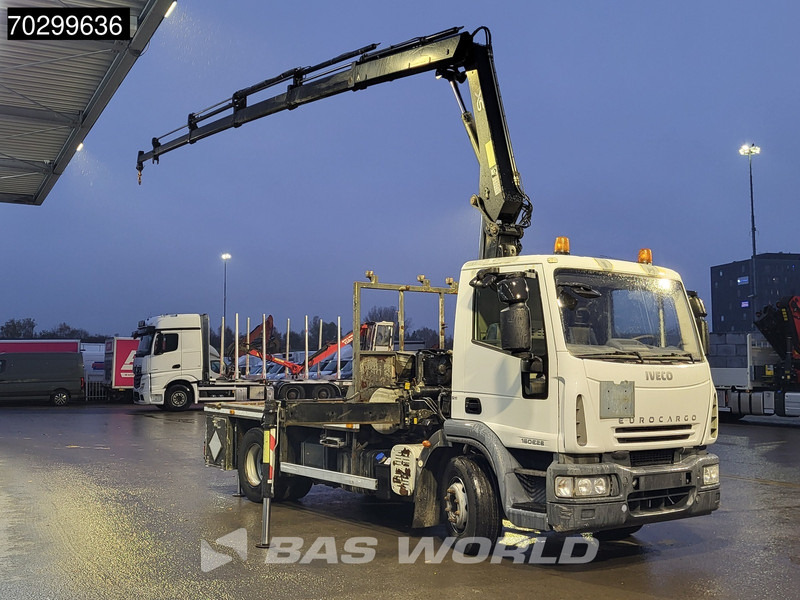 Iveco Eurocargo 160E280 4X2 Hiab 111 HIDUO Kran Crane Manual Euro 4 - Truk flatbed, Truk derek: gambar 3 Iveco Eurocargo 160E280 4X2 Hiab 111 HIDUO Kran Crane Manual Euro 4 - Truk flatbed, Truk derek: gambar 3