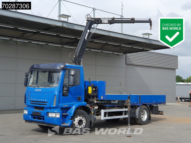 Iveco Eurocargo 180E250 4X2 18tonner MKG-HLK66 Crane Kran Manual Euro 5 - Truk flatbed, Truk derek: gambar 1 Iveco Eurocargo 180E250 4X2 18tonner MKG-HLK66 Crane Kran Manual Euro 5 - Truk flatbed, Truk derek: gambar 1