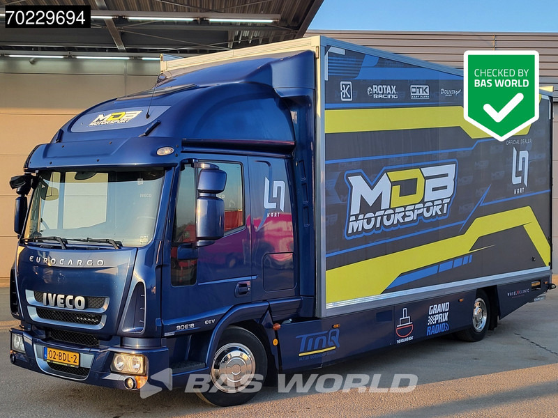 Iveco Eurocargo 90E180 4X2 9tons NL-Truck Mobile workshop race truck Ladebordwand EEV - Truk box: gambar 1 Iveco Eurocargo 90E180 4X2 9tons NL-Truck Mobile workshop race truck Ladebordwand EEV - Truk box: gambar 1