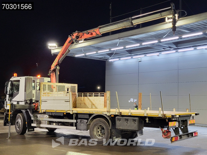 Iveco Stralis 310 4X2 Palfinger PK 12002 EH Kran Crane Steelsuspension Automatic Euro 6 - Truk flatbed, Truk derek: gambar 2 Iveco Stralis 310 4X2 Palfinger PK 12002 EH Kran Crane Steelsuspension Automatic Euro 6 - Truk flatbed, Truk derek: gambar 2