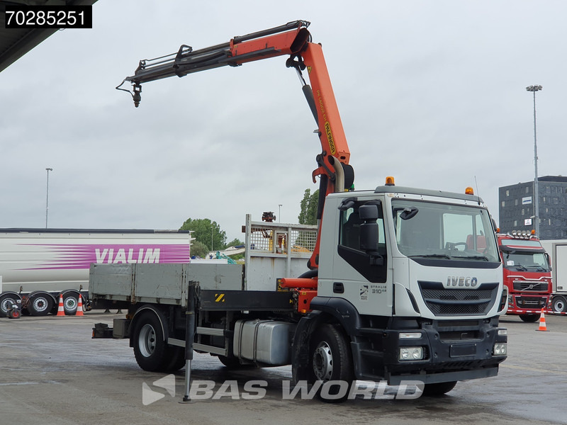 Iveco Stralis 310 4X2 Palfinger PK14002EH kran Crane Steelsuspension Automatic Euro 6 - Truk flatbed, Truk derek: gambar 3 Iveco Stralis 310 4X2 Palfinger PK14002EH kran Crane Steelsuspension Automatic Euro 6 - Truk flatbed, Truk derek: gambar 3