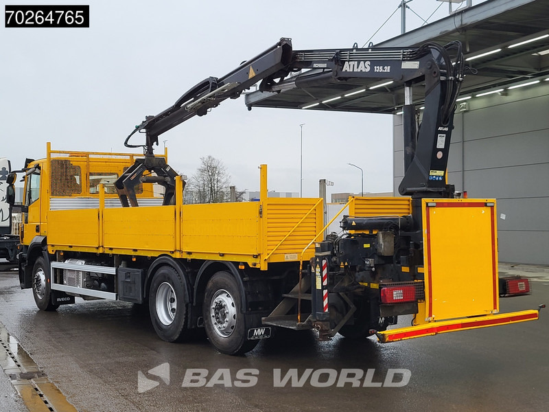 Iveco Stralis 310 6X2 RHD! Lift+Lenkachse Atlas 135.2VE-A11 Kran Crane Euro 6 - Truk flatbed, Truk derek: gambar 2 Iveco Stralis 310 6X2 RHD! Lift+Lenkachse Atlas 135.2VE-A11 Kran Crane Euro 6 - Truk flatbed, Truk derek: gambar 2