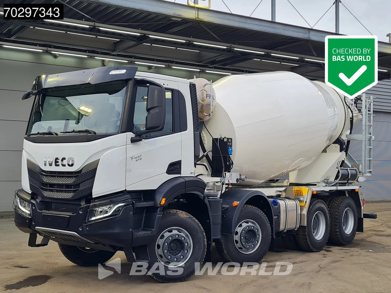 Iveco T-WAY 410 8X4 NEW! 10M3 FML Mixer Full Steel Suspension Automatic Euro 6 - Truk pengaduk beton: gambar 1 Iveco T-WAY 410 8X4 NEW! 10M3 FML Mixer Full Steel Suspension Automatic Euro 6 - Truk pengaduk beton: gambar 1